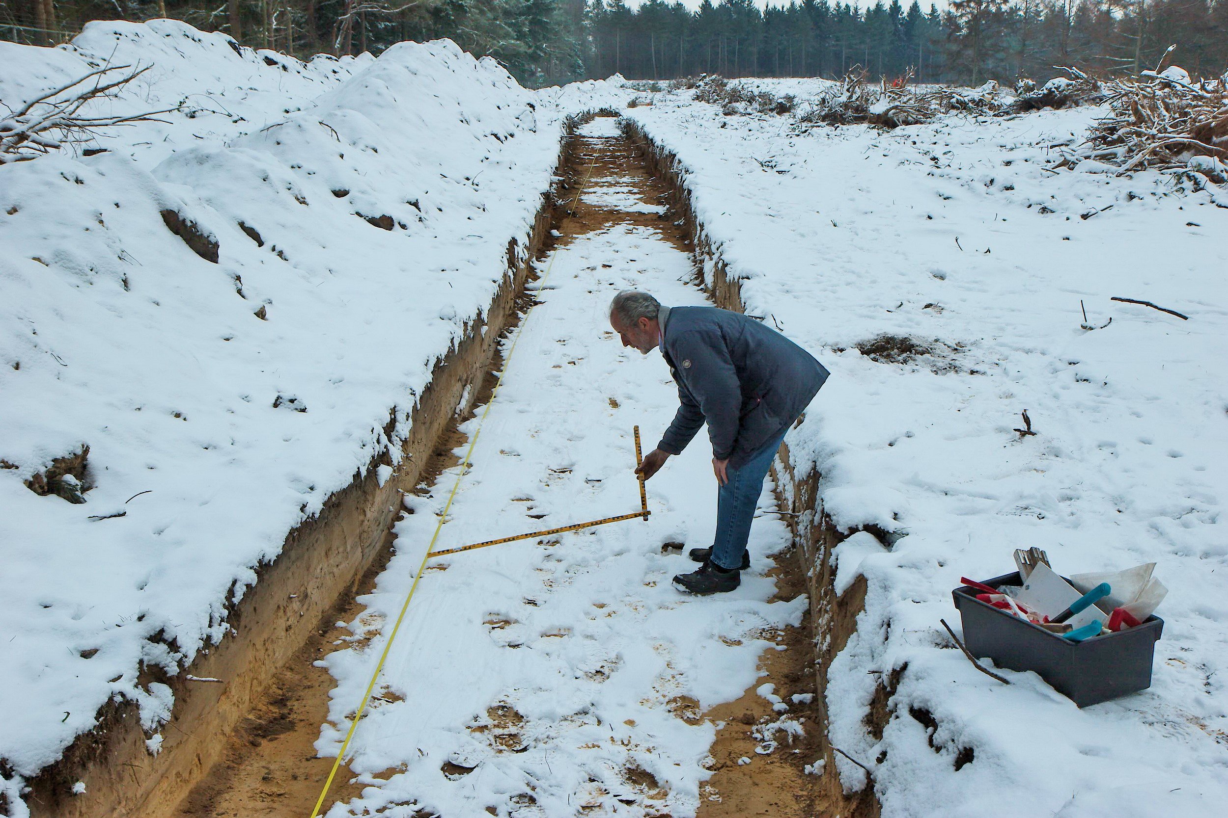 Opgraving Rusthof - Meer sneeuw dan sporen