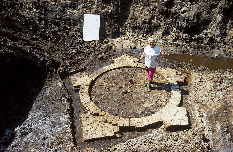 Opgraving De Hof - Fundering van waterput